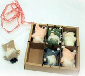 JU-PITER Krasnal świąteczny 9cm 1 szt. 8