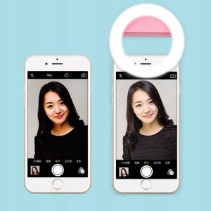 Lampa pierścieniowa SkinClear MINI LAMPA PIERŚCIENIOWA RING NA TELEFON Z KLIPSEM 2