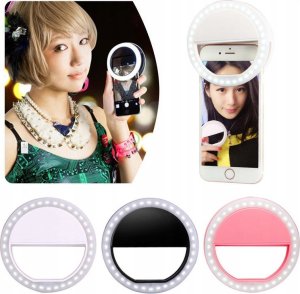 Lampa pierścieniowa SkinClear MINI LAMPA PIERŚCIENIOWA RING NA TELEFON Z KLIPSEM 7