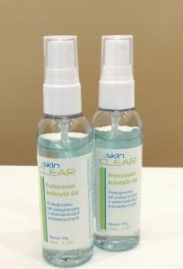 SkinClear ŻEL ANTYBAKTERYJNY DO RĄK 50ML PANTHENOL 70% ALC 1