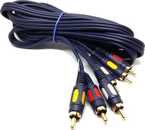 Kabel Vitalco KABEL 3XRCA - 3XRCA CHINCH 3- RCA łezka 1m fv 1