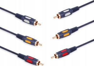 Kabel Vitalco KABEL 3XRCA - 3XRCA CHINCH 3- RCA łezka 1m fv 5