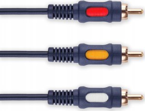 Kabel Vitalco KABEL 3XRCA - 3XRCA CHINCH 3- RCA łezka 1m fv 6