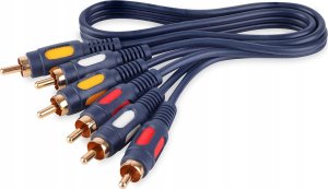 Kabel Vitalco KABEL 3XRCA - 3XRCA CHINCH 3- RCA łezka 1m fv 7