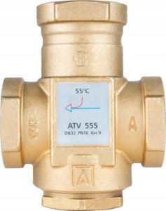 Afriso Zawór temperaturowy ATV 555, DN32, Rp1 1/4, kvs 9, 55°C (S)A 8