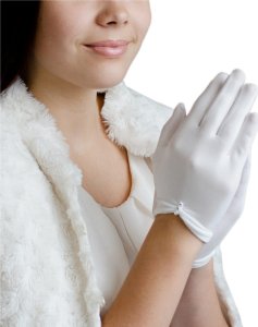 Olo Rękawiczki komunijne KB34 mini 2