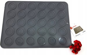 Brunbeste FORMA DO PIECZENIA CIASTECZEK FRANCUSKICH MAKARONIKÓW 30 SZT BRUNBESTE BB-1098 5