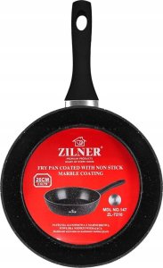 Patelnia Zilner PATELNIA GŁĘBOKA 26CM 2.6L POWŁOKA MARMUROWA ZILNER ZL-7707 / 9210 6