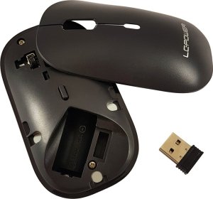 Mysz LC-Power LC-Power LC-M720BW, optical 2.4GHz USB wireless mouse, black 12