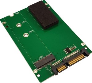 Kontroler LC-Power LC-Power LC-ADA-M2-NB-SATA drive converter card from SATA (2.5" / 6.35 cm) to M.2 (NGFF / SATA) 1