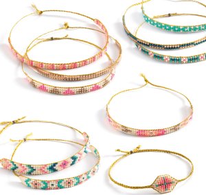 Djeco Zestaw do tworzenia biżuterii bransoletek Perełki Djeco 3