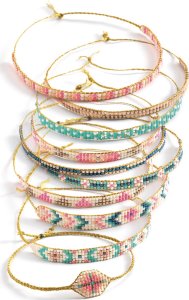 Djeco Zestaw do tworzenia biżuterii bransoletek Perełki Djeco 5