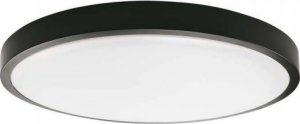 Lampa sufitowa V-TAC Plafon LED Okrągły V-TAC 18W IP44 23cm Czarny VT-8618 ciepła 1800lm 1