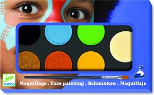 Djeco Farby do malowania twarzy NATURE 6 kolorów Djeco 1