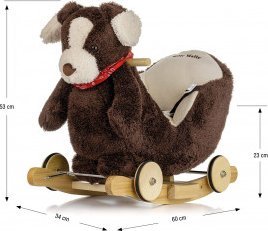 Milly Mally Piesek Polly Plus - Brown Dog 5