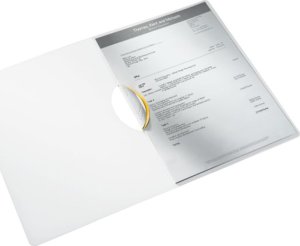 Leitz Skoroszyt z klipsem Leitz Wow A4 30k, ŻÓŁTY 2
