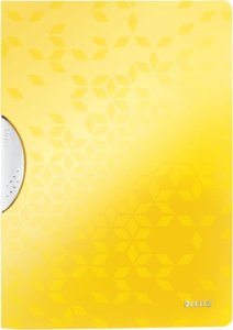 Leitz Skoroszyt z klipsem Leitz Wow A4 30k, ŻÓŁTY 5