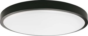 Lampa sufitowa V-TAC Plafon LED Okrągły V-TAC 24W IP44 30cm Czarny VT-8624 ciepła 1