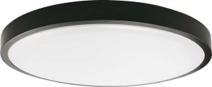 Lampa sufitowa V-TAC Plafon LED Okrągły V-TAC 30W IP44 42cm Czarny VT-8630 ciepła 1