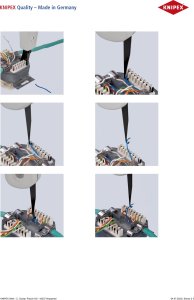 Knipex SZCZYPCE DO WCISKARKA DO ZŁĄCZY LSA-PLUS 9