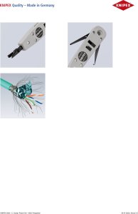 Knipex SZCZYPCE DO WCISKARKA DO ZŁĄCZY LSA-PLUS 10