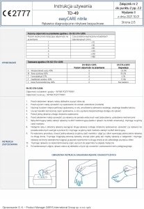 EasyCare Zarys easyCARE - Rękawiczki diagnostyczne, nitrylowe, bezpudrowe, niebieskie - XL 20