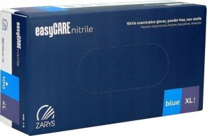 EasyCare Zarys easyCARE - Rękawiczki diagnostyczne, nitrylowe, bezpudrowe, niebieskie - XL 24