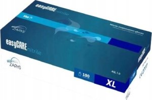 EasyCare Zarys easyCARE - Rękawiczki diagnostyczne, nitrylowe, bezpudrowe, niebieskie - XL 30
