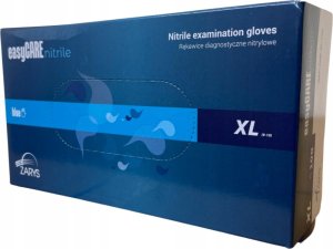 EasyCare Zarys easyCARE - Rękawiczki diagnostyczne, nitrylowe, bezpudrowe, niebieskie - XL 42