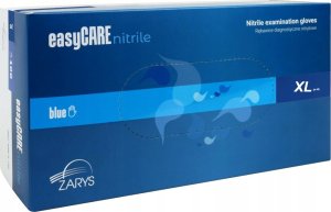 EasyCare Zarys easyCARE - Rękawiczki diagnostyczne, nitrylowe, bezpudrowe, niebieskie - XL 5
