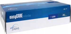 EasyCare Zarys easyCARE - Rękawiczki diagnostyczne, nitrylowe, bezpudrowe, niebieskie - XL 6
