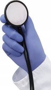 EasyCare Zarys easyCARE - Rękawiczki diagnostyczne, nitrylowe, bezpudrowe, niebieskie - XL 10