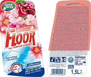 Floor Floor – Uniwersalny płyn do mycia powierzchni, 1,5 l – Kwiat Wiśni 2