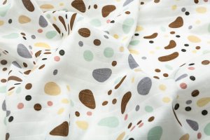 Sensillo OTULACZ MUŚLINOWY KAMYCZKI 120X120 CM 2