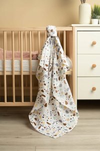 Sensillo OTULACZ MUŚLINOWY KAMYCZKI 120X120 CM 3