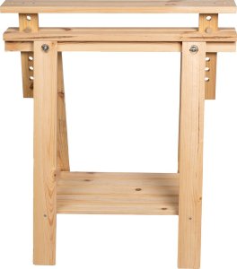 Wamar-Sosenka Regulowany koziołek do cięcia drewna podblatowy kobyłka Naturalny Drewno sosnowe 5