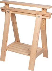 Wamar-Sosenka Regulowany koziołek do cięcia drewna podblatowy kobyłka Naturalny Drewno sosnowe 6