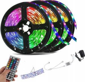 Taśma LED Rosfix TAŚMA KOLOROWA LED PASEK 2835RGB 5M IP44 PILOT 1