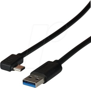 Kabel USB EFB USB-A - USB-C 0.5 m Czarny (EBUSBC-USBC5GAK.0,5) 2