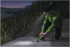 Latarka GP Ładowalna latarka czołowa, czołówka GP XPLOR PHR17 z wbudowanym akumulatorem 12