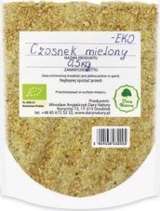 HORECA - pozostałe CZOSNEK MIELONY BIO 500 g - HORECA (DARY NATURY) 1