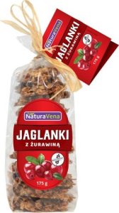 NaturaVena CIASTKA JAGLANKI Z ŻURAWINĄ BEZGLUTENOWE 175 g - NATURAVENA 1