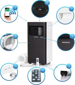Klimatyzator CLIMATIVE Klimatyzator przenośny Climative AC29-S DUO WiFi 10