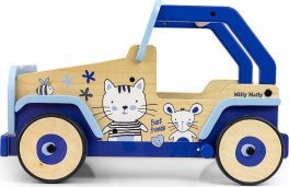 Milly Mally Zabawka Chodzik-Pchacz dla dzieci Explorer Cat and Mouse 2
