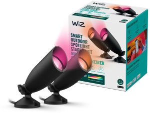 Signify WiZ Outdoor Ground Spot Starter 2erSet White&Color 450lm sw- 1