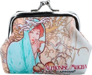 Carmani Portfelik mały - A. Mucha, Cztery pory roku, Zima (CARMANI) 2
