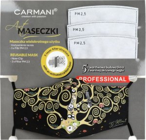 Carmani Maseczka ochronna z filtrem - G. Klimt, Drzewo życia (CARMANI) 1