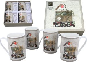 Eastwest LTD Kpl. 4 kubków - Bug Art Robin 2