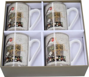 Eastwest LTD Kpl. 4 kubków - Bug Art Robin 4