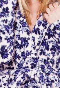 Key KEY szlafrok damski z kapturem miękki krótki L/XL 2